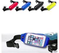 Ceinture De Course Imperméable Téléphone Universel Taille Max : 6.4 Pouces Soit 16.2cm 10 Modèles Brassard De Sport Pour Smartphone Pochette Banane De Sport Wanel Bleu