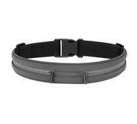 Ceinture de course MoKo Sports, double poche, résistante à la transpiration, réfléchissante, fine, pour fitness, entraînement, compatible avec iP