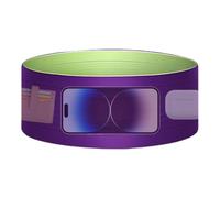 Ceinture De Course Pour Hommes - 26,38-45,67 Pouces, Support De Téléphone Double Face, Pochette Élastique Réfléchissante Étanche | Jogging Long run Gym Fitness Exercice Entraînement Voyage Randonnée C