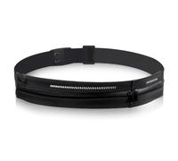 Ceinture de course pour téléphone portable pour homme et femme - Sac banane de course élastique, réglable (64 à 120 cm), imperméable, réfléchissant, avec compartiment pour clés, sac banane pour
