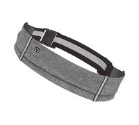 Ceinture de course réfléchissante pour téléphone portable, sac de course léger pour homme et femme, sac banane avec porte-bouteille, Couleur grise., Taille unique