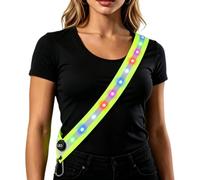 Ceinture de course réfléchissante, sangle d'épaule éclairée par LED | Ceinture lumineuse à LED, équipement de course à pied, sangle d'épaule réfléchissante pour activités de plein air de nuit