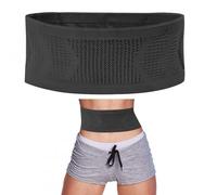 Ceinture de Course Universelle, Ceinture Running Respirant en Tricot, Ceinture Trail, Multifonctionnel Dissimulé Taille Sac, Ceinture Course a Pied pour Jogging, Ceinture Telephone Sport (L)