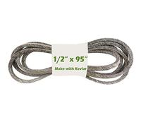 Ceinture de couverture de coupe pour tondeuse à gazon de 12,7 mm x 2413 mm, courroie d'entraînement de tracteur fabriquée avec Kevlar Compatible avec Craftsman Poulan 144959 532144959 160855 130801