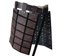 Ceinture de cuisse médiévale - Protection rétro en cuir à double face, harnais de hanche réglable, vêtements de jambe inspirés de l'armure de chevalier, amélioration de la tenue de jeu de rôle