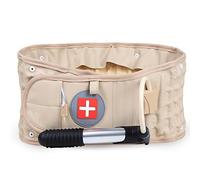 Ceinture de décompression arrière adaptée à la taille 26.38-43.31 pouces soutien lombaire ceinture de Traction lombaire gonflable kaki dos la colonne vertébrale pour hommes et femmes