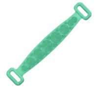 Ceinture de douche douce en silicone 70 cm double face | Brosse à dos en silicone à long manche pour douche, salle de bain, spa, voyage, maison, post-entraînement pré-rasage