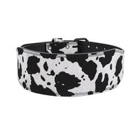 Ceinture de fitness léopard for haltérophilie, squat, powerlifting, soutien de la taille, gym, powerlifting, musculation, ceintures de taille Pour HaltéRophilie, Bodybuilding(White,L (waist 80-98cm))