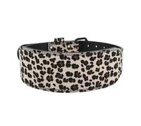 Ceinture de fitness léopard for haltérophilie, squat, powerlifting, soutien la taille, gym, musculation, ceintures(Brown,XXL(waist 100-118cm))