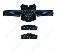 Ceinture De Fitness - Td® - Massage Abdominal - 6 Modes - Ensemble De 3 Pièces - Blanc Multicolore