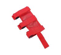 Ceinture de Fixation D'extincteur pour Voiture, Support Réglable Rouge | Nylon PU Plastique, Installation Facile, Maintien Solide, Extensible, pour Véhicule et Usage Automobile