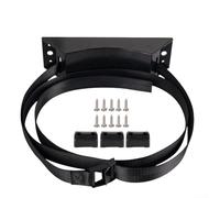 Ceinture de fixation sécurisée pour bouteille de gaz avec sangle en nylon pour véhicules, camping-cars, yachts, laboratoires et applications de fret offrant une stabilité fiable (noir 2 m)