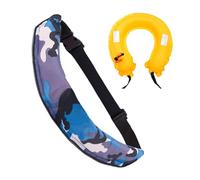Ceinture de flottaison pour adultes | Pack de ceinture gonflable, aide de survie avec sifflet réglable, outil réfléchissant compact pour femmes, hommes, sports, pêche, kayak, paddleboard