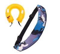 Ceinture de flottation pour adultes - Dispositif de flottaison réglable avec bande et sifflet réfléchissant | Aide à la survie pour les hommes, les femmes, le kayak, la pêche, le paddleboard, les équi