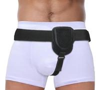 Ceinture de Hernie Réglable pour Homme Hernie Support Truss pour Les Hernies de L'aine Inguinale Design Ergonomique Sangle de Taille Support de Hernie Inguinale Gauche Ou Droite,M
