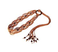Ceinture de joint de taille de chemise habillée avec | Ceinture de taille de chemise pour femmes uniques avec des décors de perles, corde de taille féminine à la mode,
