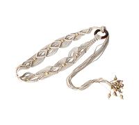 Ceinture de joint de taille de chemise habillée avec | Ceinture de taille de chemise pour femmes uniques avec des décors de perles, corde de taille féminine à la mode,
