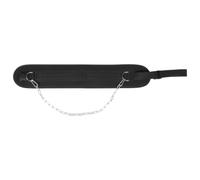 Ceinture de Lestage Noire en Nylon avec Chaîne en Fer