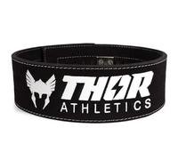 Ceinture de levage 10mm, ceinture de powerlifting 10mm, haute qualité, soutien maximal, entraînement de force intense, deadlifts, squats, Thor Athletics, stabilisation robuste, soutien maximal (L)