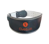 Ceinture de levage cuir Sveltus Noir 105 cm Unisex
