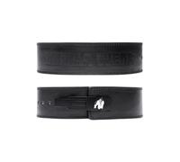Ceinture de levage en cuir carbone Gorilla Wear 4" Noir M