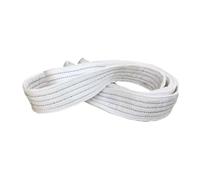 Ceinture de Levage Industrielle 1Tx1M 2Tx1M, Grue Plate Blanche résistante à l'usure, élingue de Levage de Cargaison