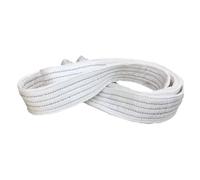 Ceinture de Levage Industrielle 1Tx1M 2Tx1M, Grue Plate Blanche résistante à l'usure, élingue de Levage de Cargaison