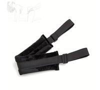 Ceinture de levage matelassée noire en peluche Pour le yoga
