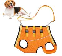Ceinture de levage pour chien | Gilet de vie respirant pour chien avec poignée, ceinture de randonnée pour chien, fournitures pour animaux de compagnie pour marcher, marcher
