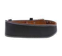 Ceinture de levage unisexe en cuir synthétique - Double piston - Pour le bodybuilding - Entraînement sous la colonne lombaire - Bas du dossier - Sport - Coudes - Protection des coudes - Pour adulte