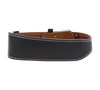 Ceinture de levage unisexe en cuir synthétique - Double piston - Pour le bodybuilding - Entraînement sous la colonne lombaire - Bas du dossier - Sport - Coudes - Protection des coudes - Pour adulte
