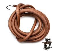 Ceinture de Machine à Coudr, Courroie avec 1 Crochet, Ø5 mm, Longueur 1,83 m, Compatible avec Machines à Coudre à Pédale, pour Singer, Brother Plupart des Vieilles à Coudre