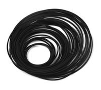 Ceinture de machine à ruban à cassette carrée, courroie commune assortie de taille mélange 30 pcs, remplacement plate-forme en caoutchouc 40-135 mm pour les disques DVD réparation (