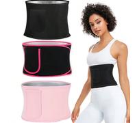 Ceinture de maintien de la taille pour femmes, ceinture amincissante, sauna, transpiration, ceinture de maintien du corps, forme du corps, sport, gaine argentée Ceinture de sudation aux ions d'argent-