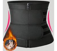 Ceinture de maintien de la taille pour hommes, 3 couleurs, 2 ceintures de taille, en néoprène, ceinture de sport, ceinture de levage et de mise en forme, design à fermeture éclair L,M,S,XL,6XL,2XL,3XL