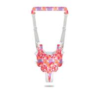 Ceinture de marche pour tout-petits - Casque sans choc - Coussin de tête de sécurité pour enfants - Casque de sécurité pour la marche - Ensemble ceinture de marche pour enfant (ours rouge et blanc 2)