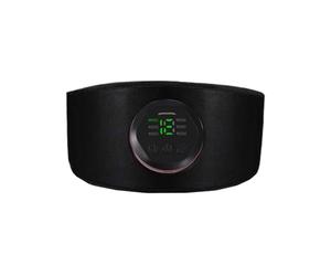 Ceinture De Massage Abdominale - 6 Modes Et 18 Niveaux De Vitesse | Ceinture De Fitness Intelligente Rechargeable Pour L'entraînement Musculaire, La Relaxation Et La Mise En Forme | Matériau En Cuir S