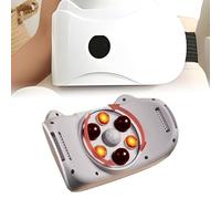Ceinture De Massage Abdominale Chauffante, Taille Ajustable, Pétrissage Bidirectionnel À 2 Vitesses, Chargement USB Sans Fil, Portable, Pour Les Crampes Menstruelles,White