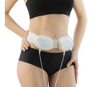 InnovaGoods Ceinture de massage vibrante Bubratt – 6 modes, tonifie et façonne – Blanc