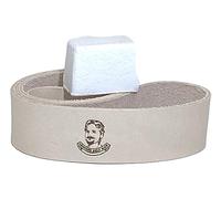 Ceinture de meulage et de polissage en cuir de 1 "x 30" - Composé blanc inclus