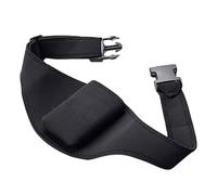 Ceinture de microphone multi-pièces réglable durable avec compartiment pratique adapté à différentes tailles de taille pour les spectacles sur scène, la danse et l'utilisation en intérieur, Noir