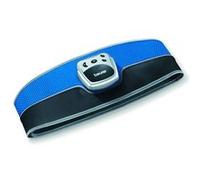 Beurer EM 36 Ceinture abdominale, Entraînement abdominal EMS, Electrostimulation musculaire pour renforcer les muscles abdominaux - Bleu