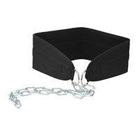 Ceinture de Musculation Lestée, Support jusqu'à 200 Lbs | Matériau en polyester, chaîne en acier, adapté aux tractions, aux levées de jambes, aux entraînements en salle de sport