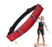 Ceinture de natation, avec flottabilité de 150 N, bouée de sauvetage gonflable, flotteur portable, automatique, réfléchissant, pour la pêche et les eaux libres