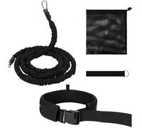 Ceinture de Natation avec Sangle Élastique de Résistance 2,5-7,5 m - Harnais d'Entraînement en Piscine pour Adultes et Enfants - Nage sur Place sans Contre-Courant - Équipement Fitness
