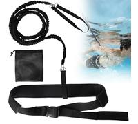 Ceinture de Natation pour Piscine, 2.5-7.5M Ceinture de Résistance Réglable, Élastique de Nage Piscine, Laisse de Ceinture D'entraînement de Natation pour Enfants Adultes