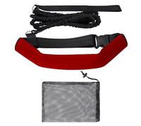 Ceinture de natation réglable pour piscine, résistance à la natation, aide à la natation, laisse pour leash, enfants, adultes, corde de traction, système de contre-courant pour piscine (rouge)