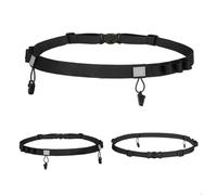 Ceinture de numéro de course | 94 cm x 2,5 cm | Ceinture de triathlon | Élastique, confortable et à clipser | Ceinture réglable pour marathons et courses à la course, le cyclisme, la randonnée et les