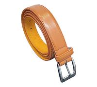 Ceinture de pantalon doublée en cuir pour homme, 2,5 cm de large, idéale pour un usage quotidien, ceintures classiques pour homme, peau, M