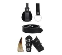 Ceinture De Pirate Amovible avec Corne À Boire, Brassards De Chevalier